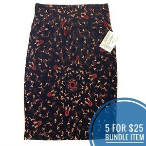 LuLaRoe Cassie Skirt Pencil Skirt Size Small NWT